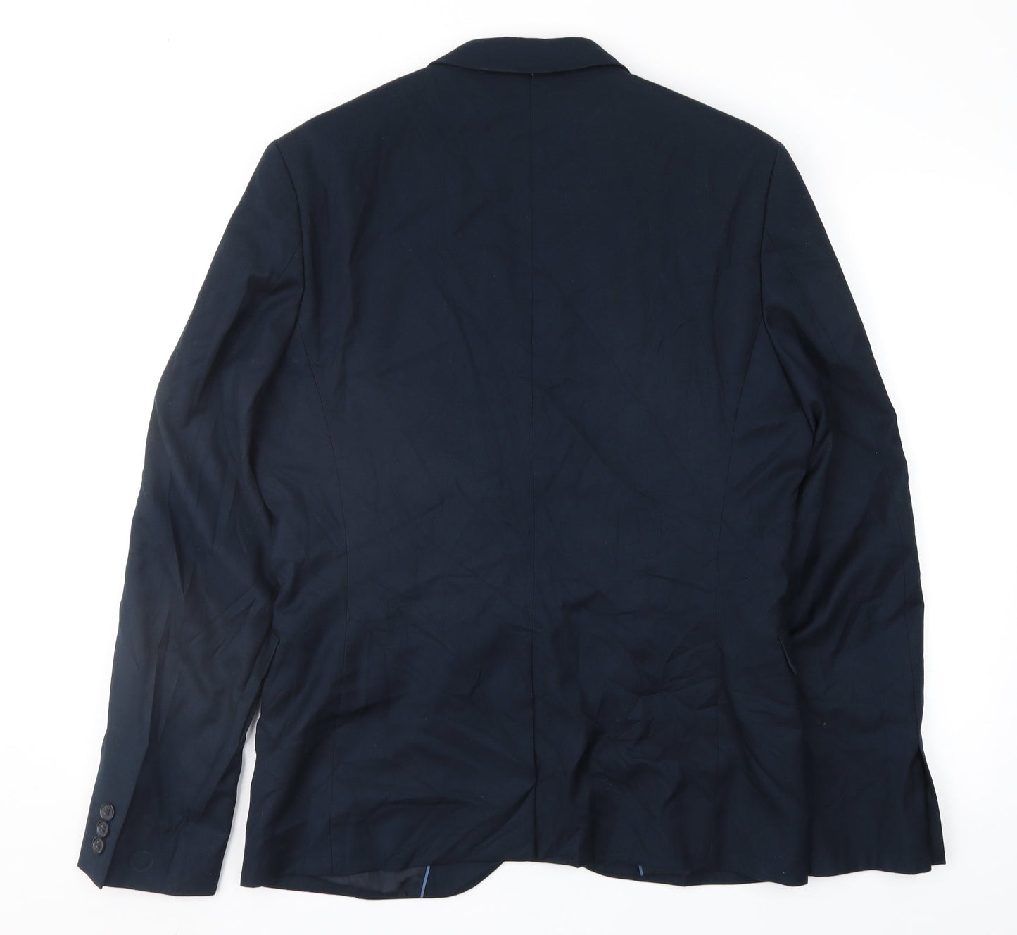 Mens UK Size 38 H&M Regular Blue Suit Jacket