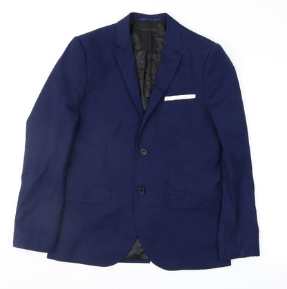 Mens UK Size 38 H&M Regular Blue Suit Jacket