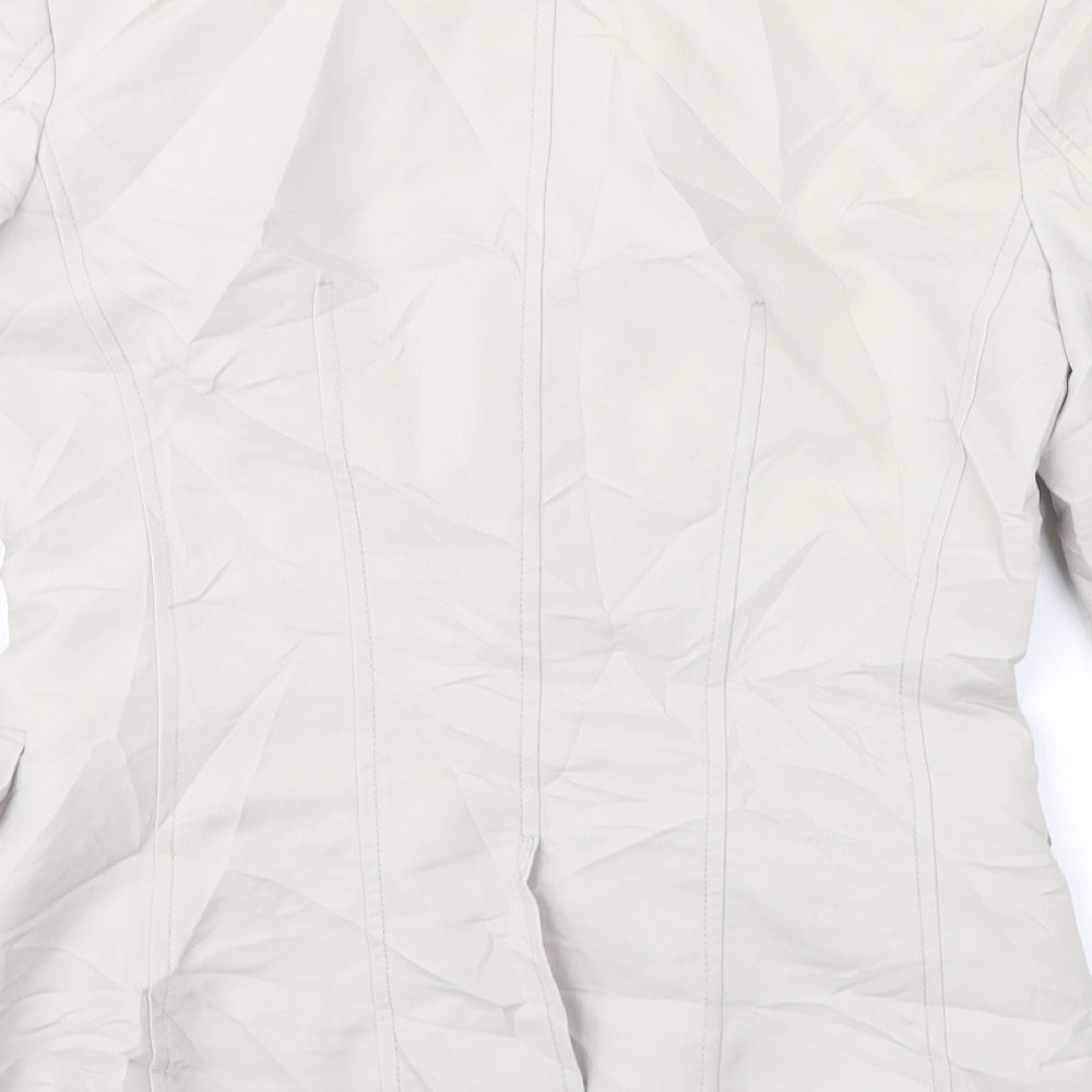 Womens UK Size 4 H&M Regular Beige Suit Jacket