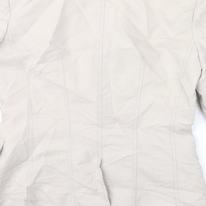 Womens UK Size 4 H&M Regular Beige Suit Jacket