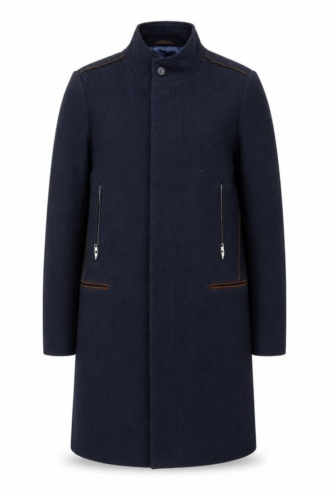 Womens UK Size XS River Island Blue Overcoat