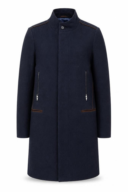 Womens UK Size XS River Island Blue Overcoat