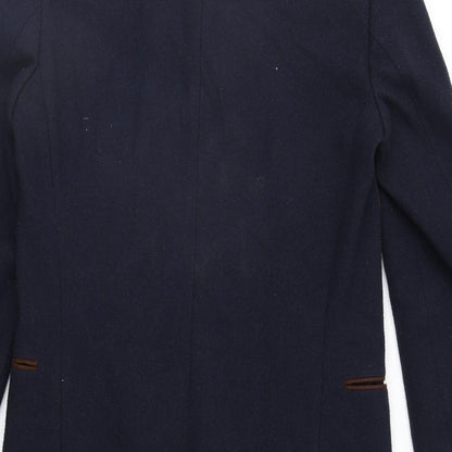 Womens UK Size XS River Island Blue Overcoat