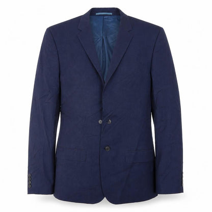 Mens UK Size 40 River Island Regular Blue Suit Jacket