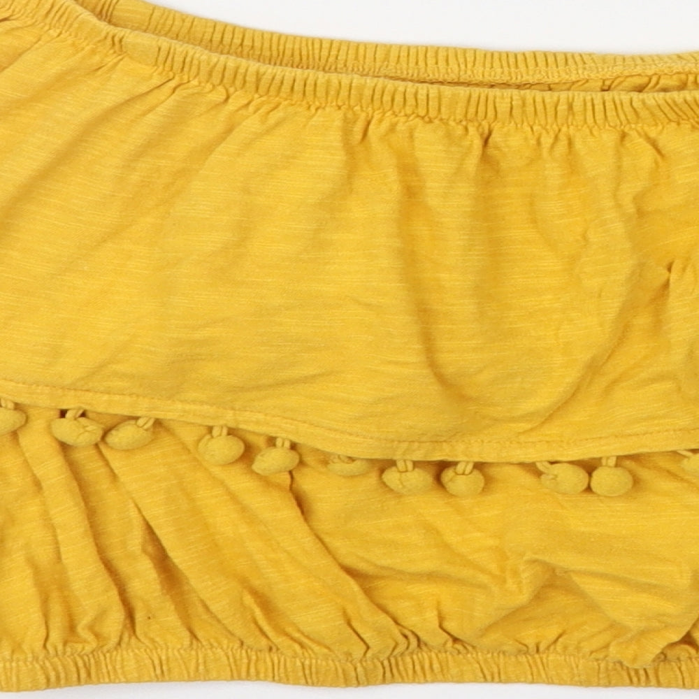 Primark Womens Orange   Cropped Blouse Size 8