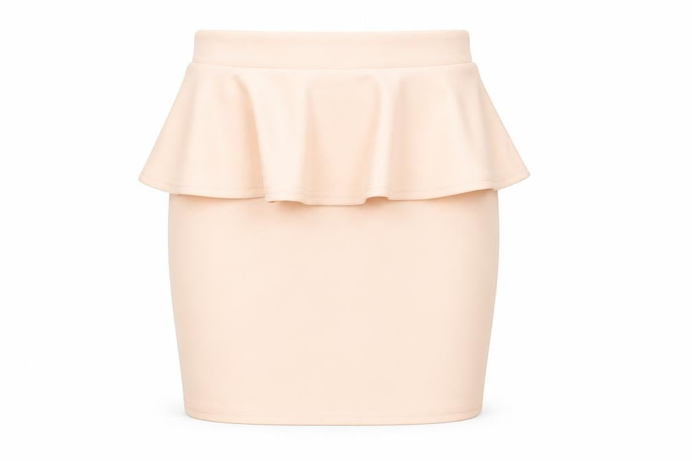 PRETTYLITTLETHING Womens Orange   Straight & Pencil Skirt Size 6