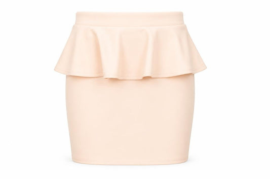 PRETTYLITTLETHING Womens Orange   Straight & Pencil Skirt Size 6