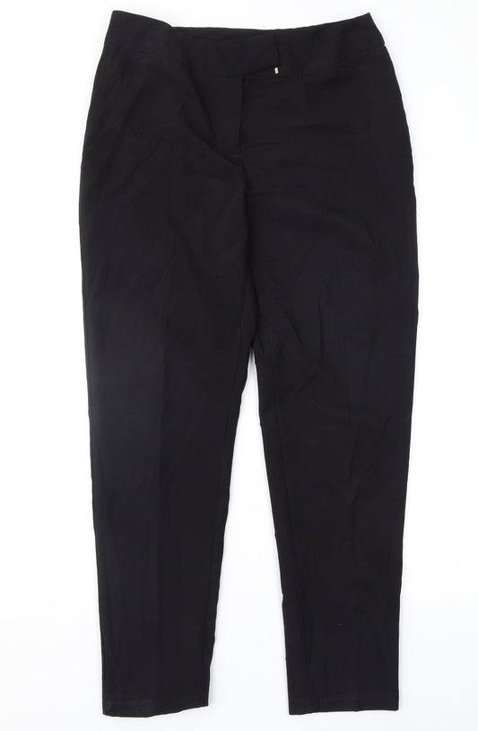 George Womens Black   Trousers  Size 10 L29 in