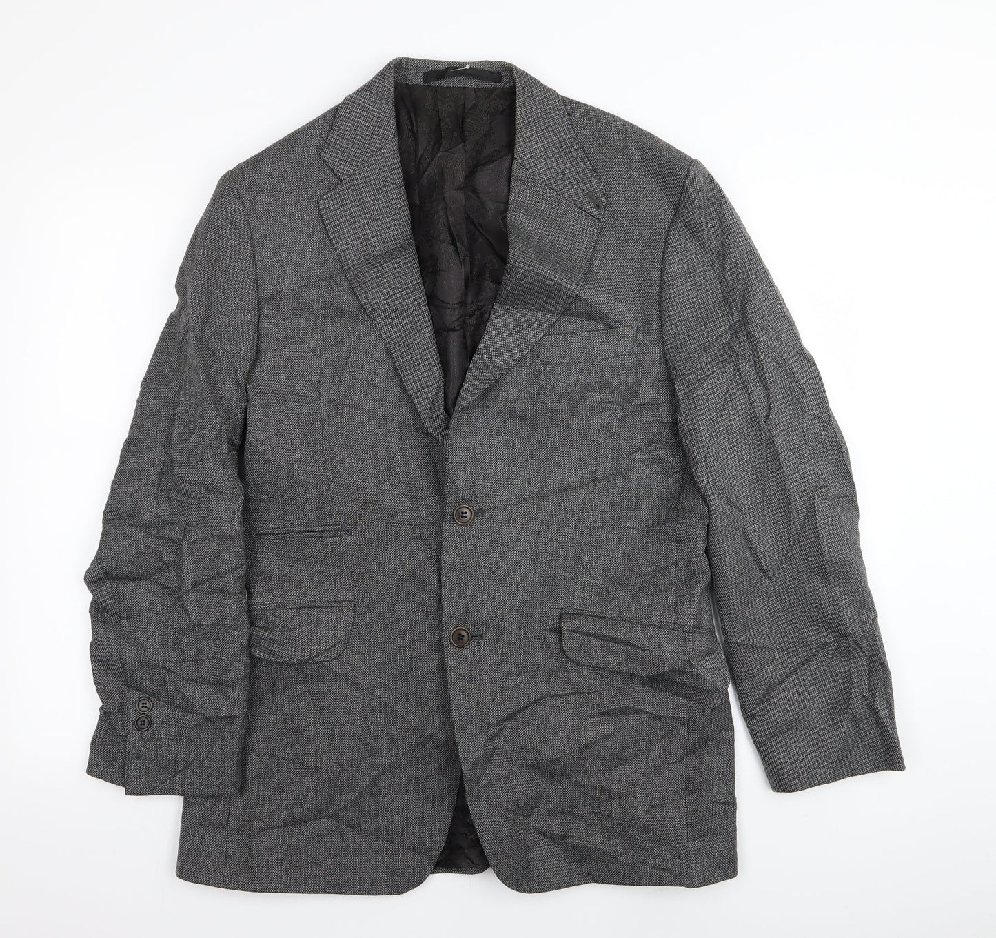 Mens UK Size 40 M&S Regular Grey Suit Jacket