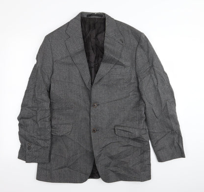 Mens UK Size 40 M&S Regular Grey Suit Jacket
