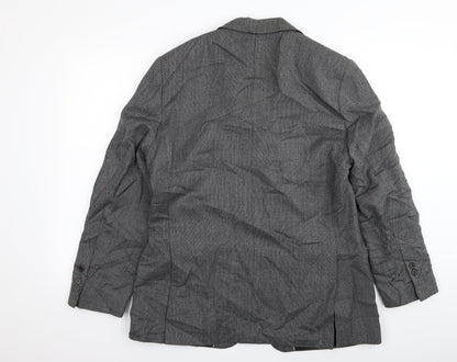 Mens UK Size 40 M&S Regular Grey Suit Jacket