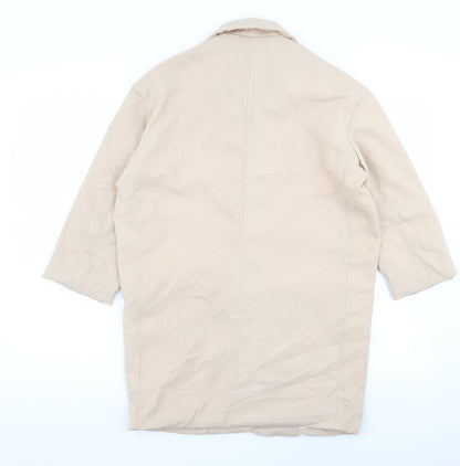 Boohoo Womens Beige   Jacket Blazer Size 8