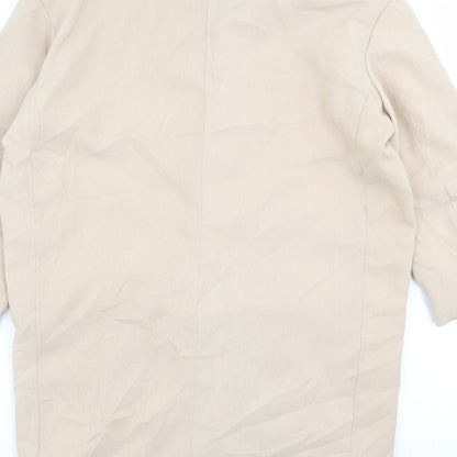 Boohoo Womens Beige   Jacket Blazer Size 8