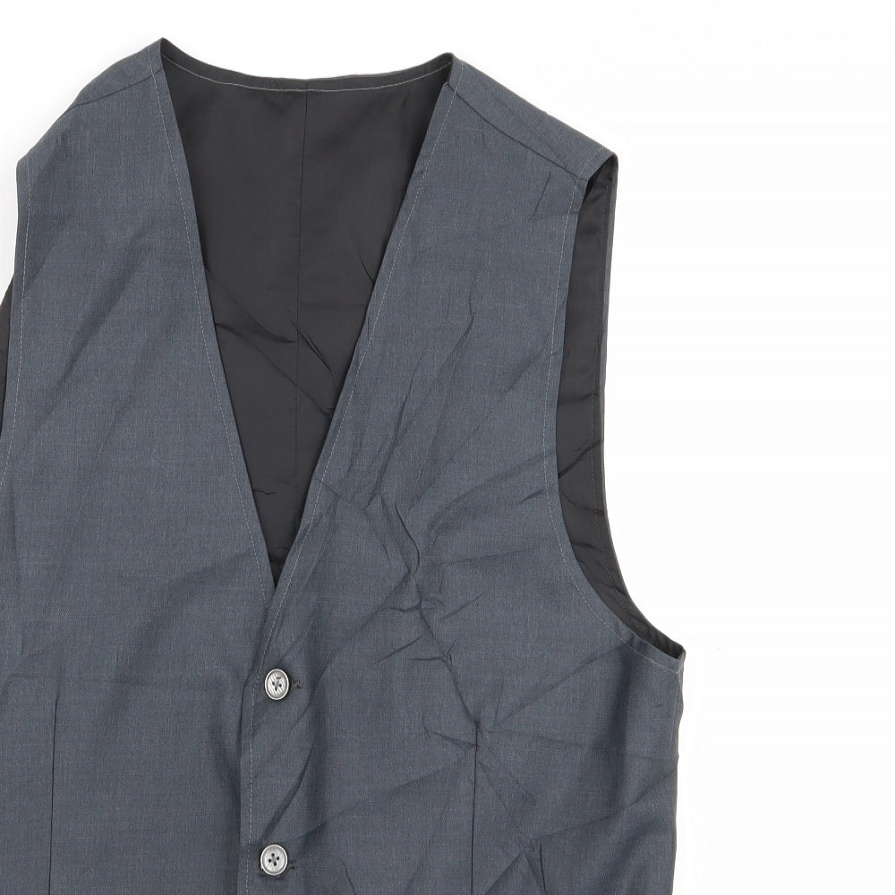 Mens UK Size 36 Preworn Regular Grey Suit Jacket