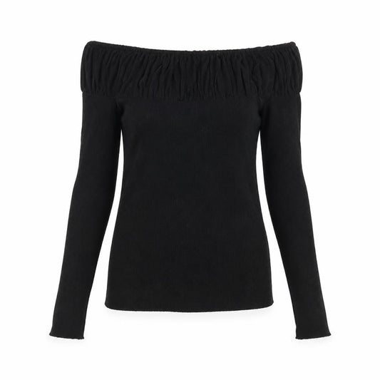 Womens UK Size 8 Per Una Black Basic T-Shirt