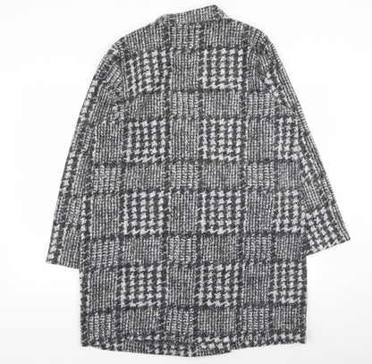 Womens UK Size L Per Una Grey Overcoat
