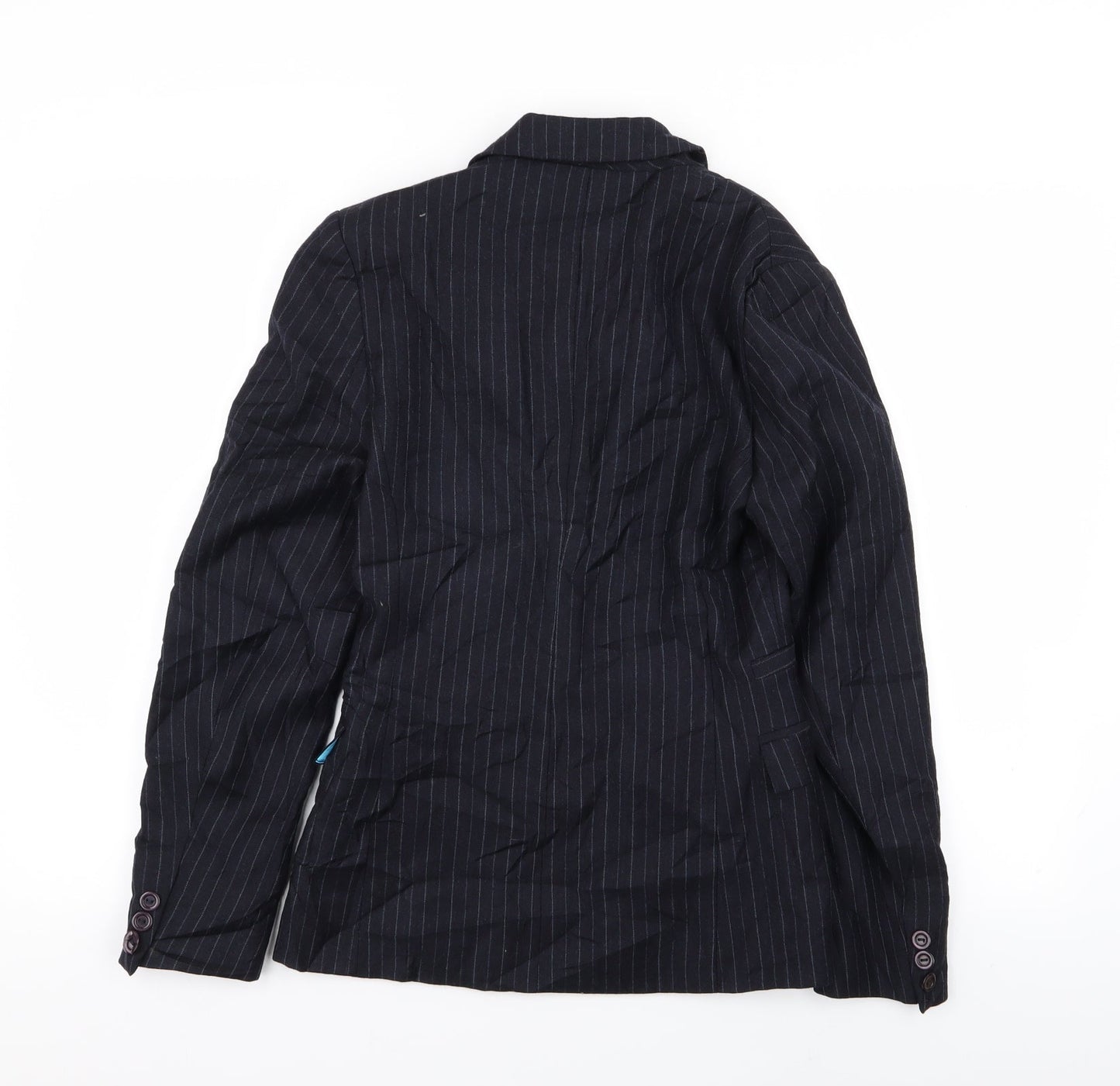 sarah coggles Mens Blue Striped  Jacket Blazer Size XS