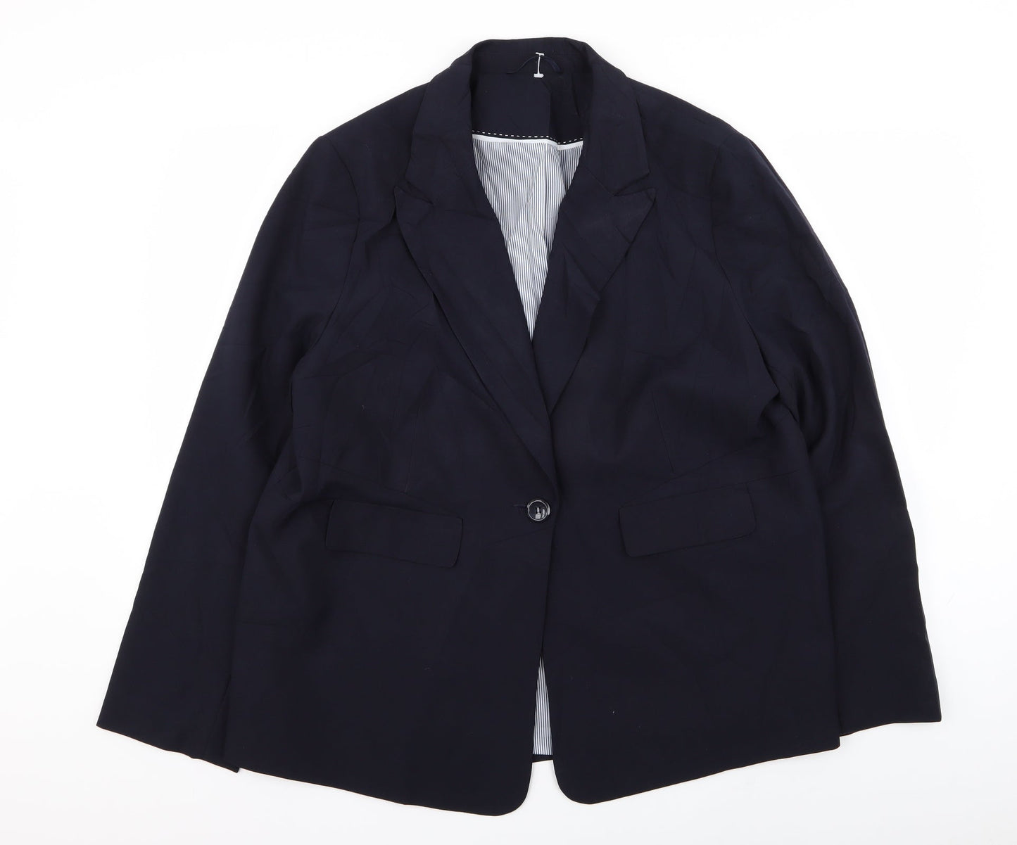 Mens UK Size 42 Preworn Regular Blue Suit Jacket