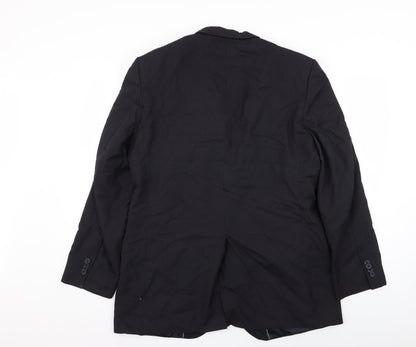 Asda George Mens Blue Striped  Jacket Blazer Size 40