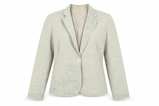 Womens UK Size 12 Monsoon Regular Green Blazer