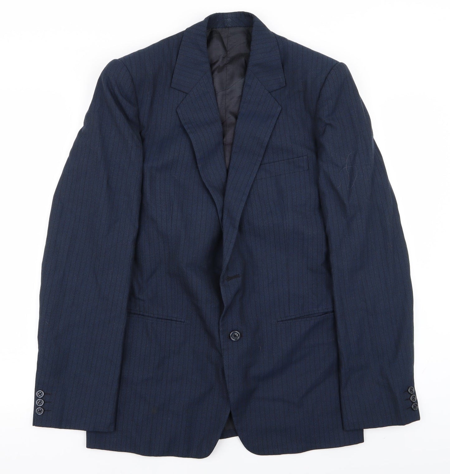 Mens UK Size 36 Preworn Regular Blue Suit Jacket