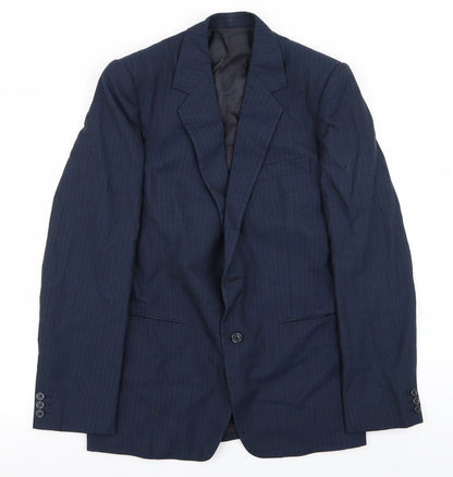 Mens UK Size 36 Preworn Regular Blue Suit Jacket