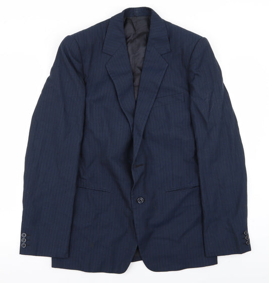Mens UK Size 36 Preworn Regular Blue Suit Jacket