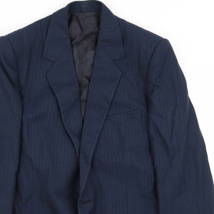 Mens UK Size 36 Preworn Regular Blue Suit Jacket