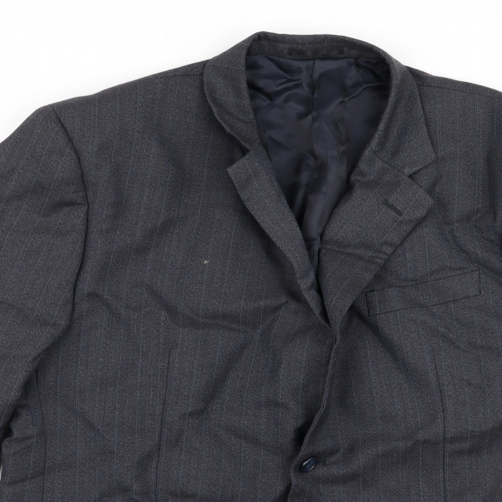 Mens UK Size 42 Brook Taverner Regular Grey Suit Jacket