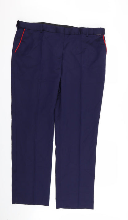railway rockstar Womens Blue   Trouser Suit Suit Trousers Size 18 L36 in