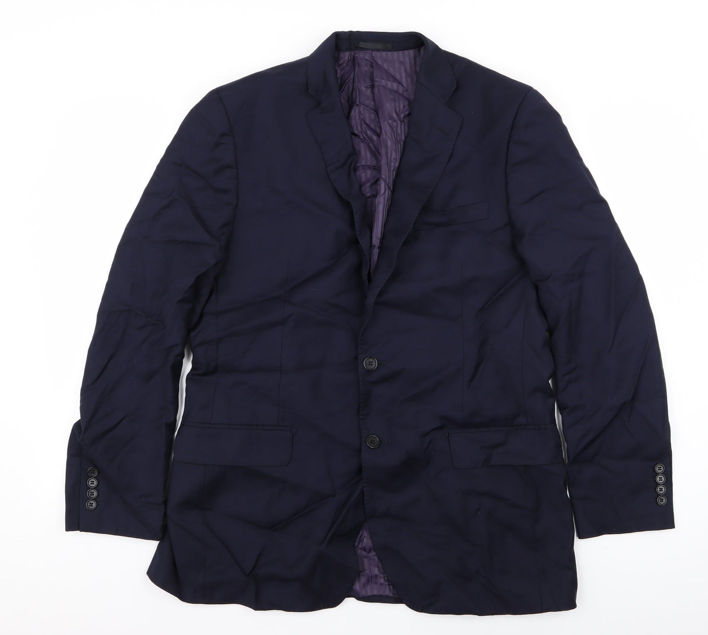 Mens UK Size 42 Savoy Taylors Guild Regular Blue Suit Jacket
