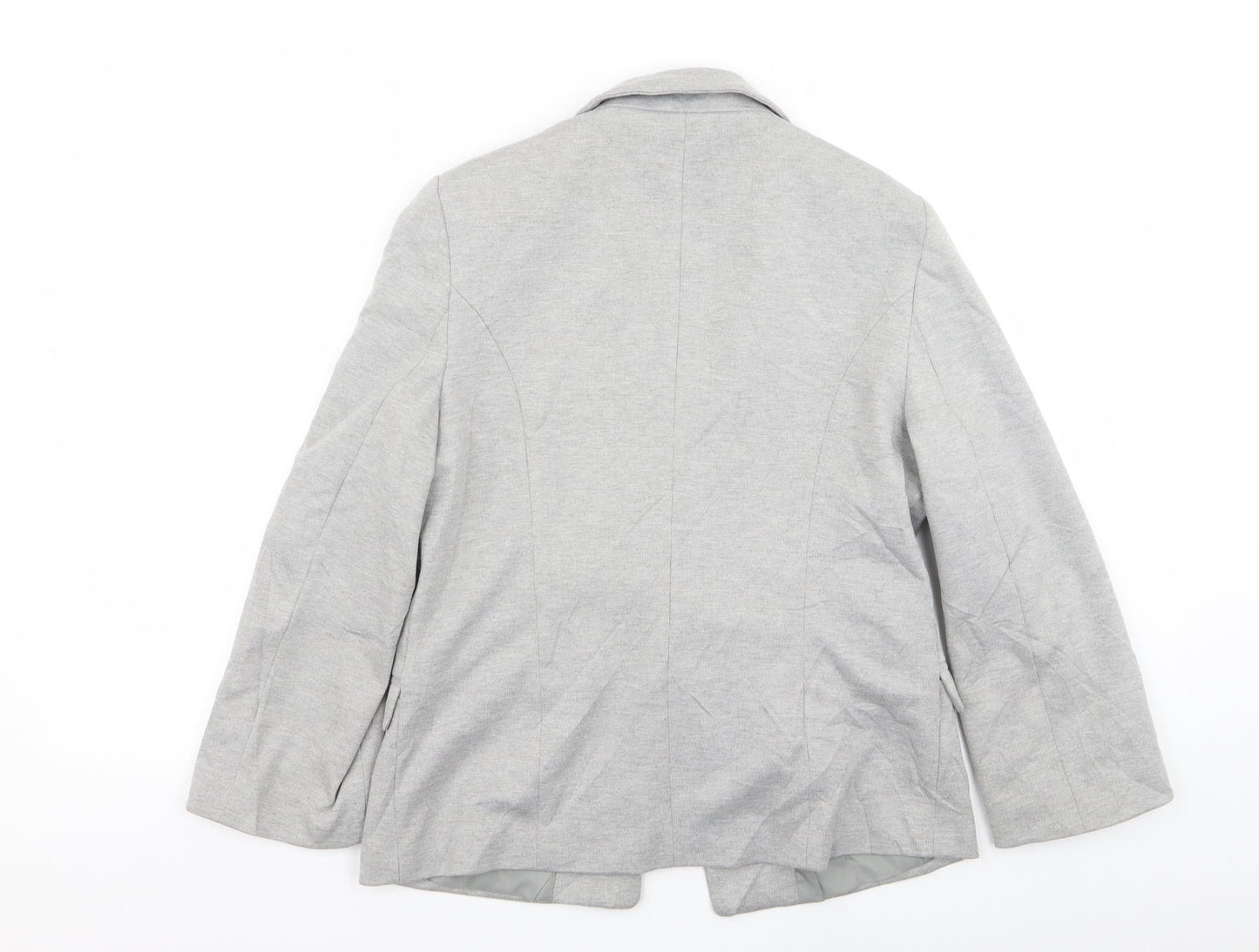 New Look Womens Grey   Jacket Blazer Size 14