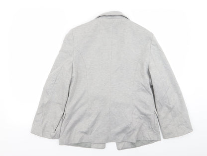 New Look Womens Grey   Jacket Blazer Size 14