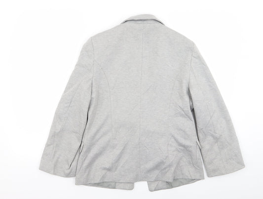 New Look Womens Grey   Jacket Blazer Size 14