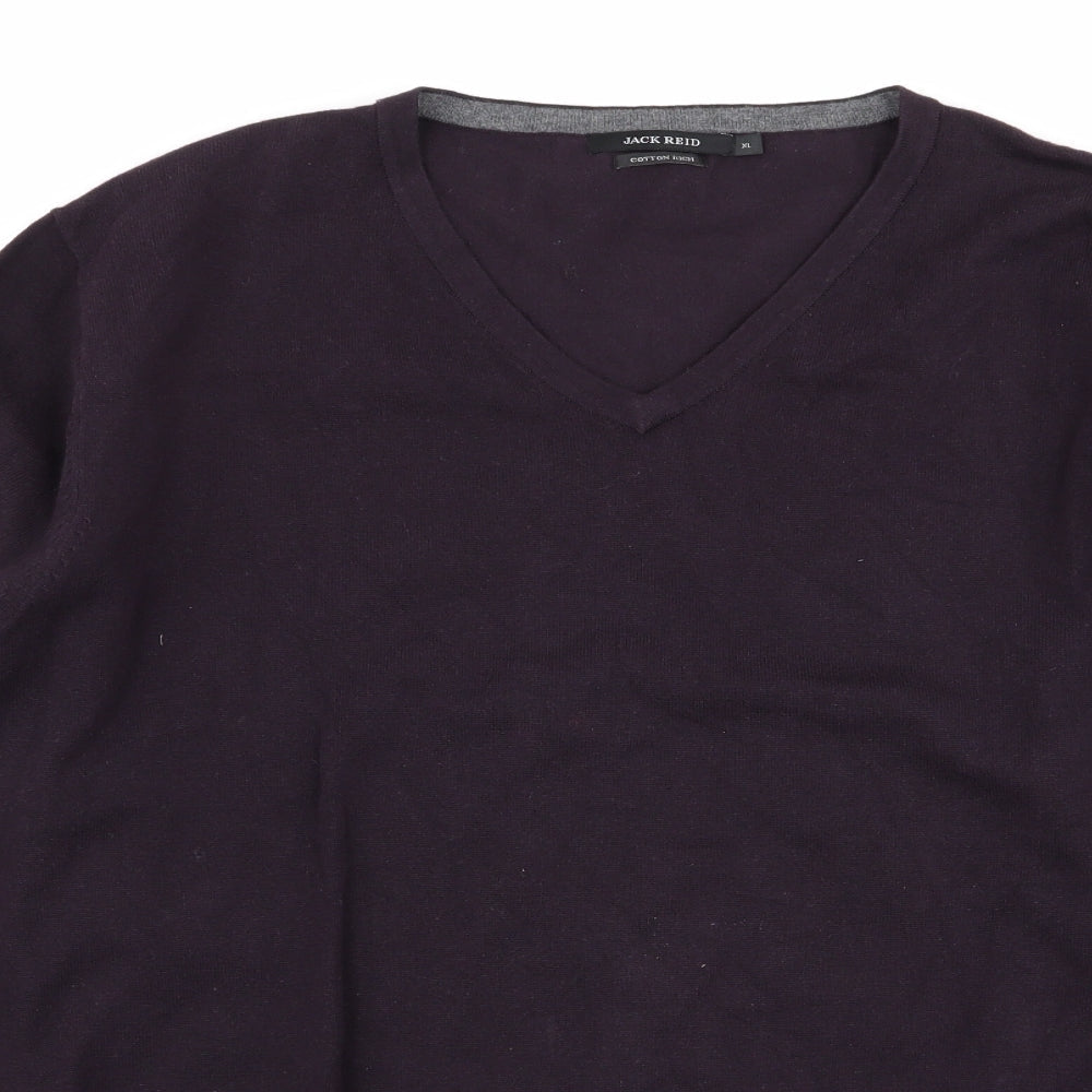 jack reid Mens Purple   Pullover Jumper Size XL