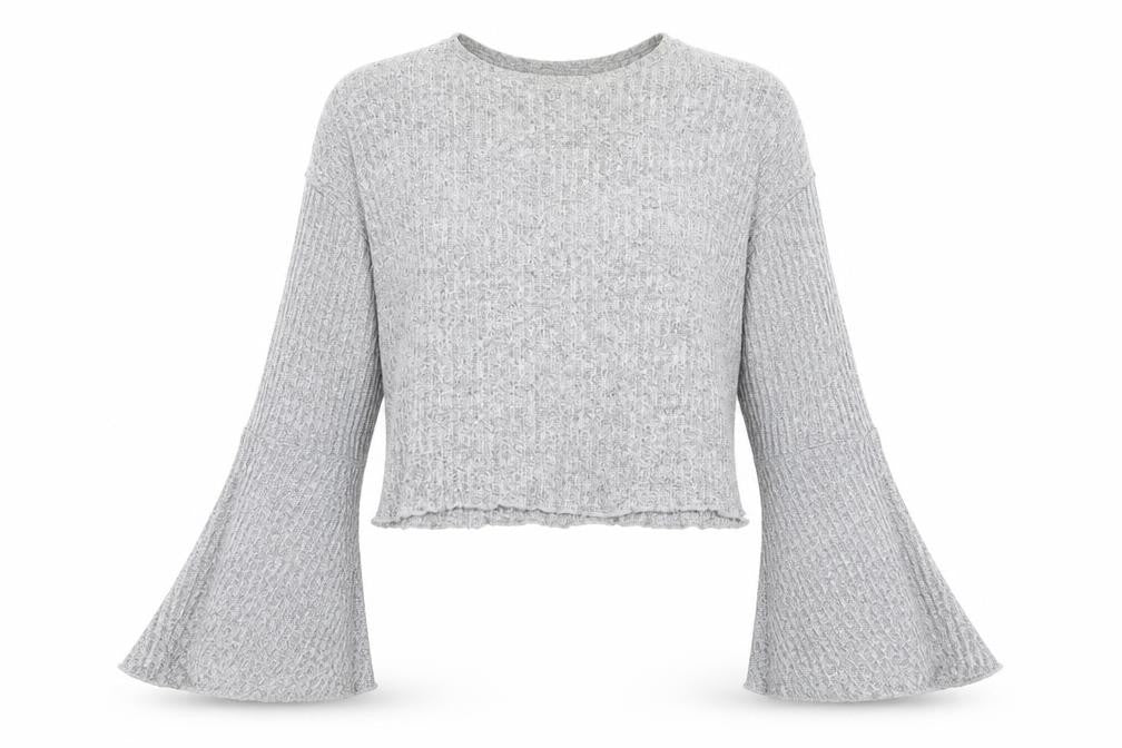 Womens UK Size L pins and needles Grey Basic T-Shirt