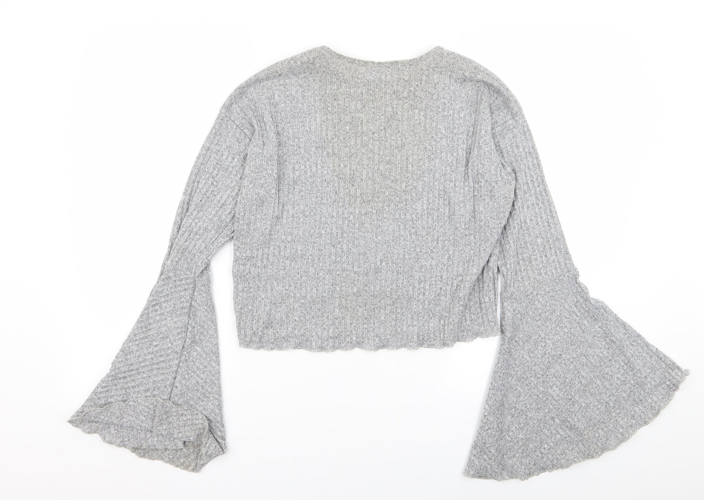 Womens UK Size L pins and needles Grey Basic T-Shirt