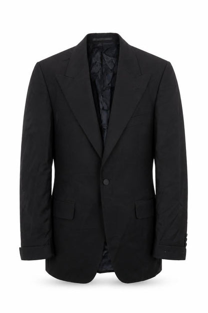Mens UK Size 40 Preworn Regular Black Suit Jacket