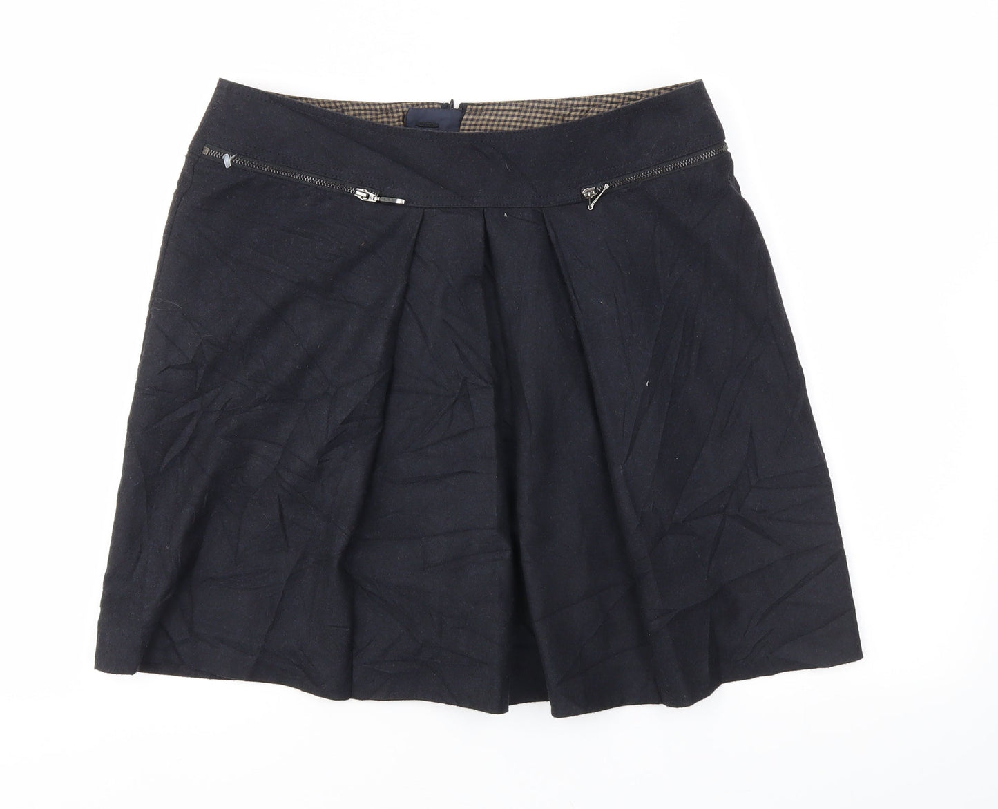 M&S Womens Blue   Flare Skirt Size 10