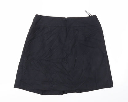 M&S Womens Blue   Flare Skirt Size 10