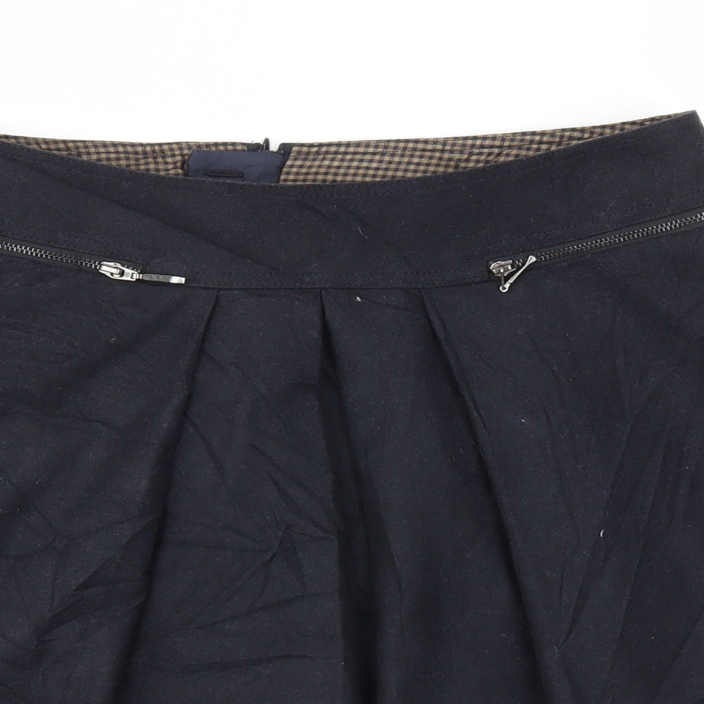 M&S Womens Blue   Flare Skirt Size 10