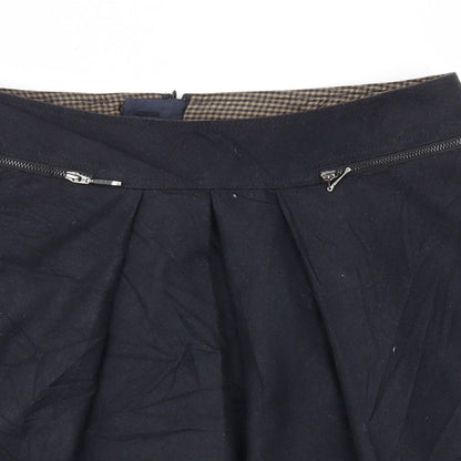 M&S Womens Blue   Flare Skirt Size 10