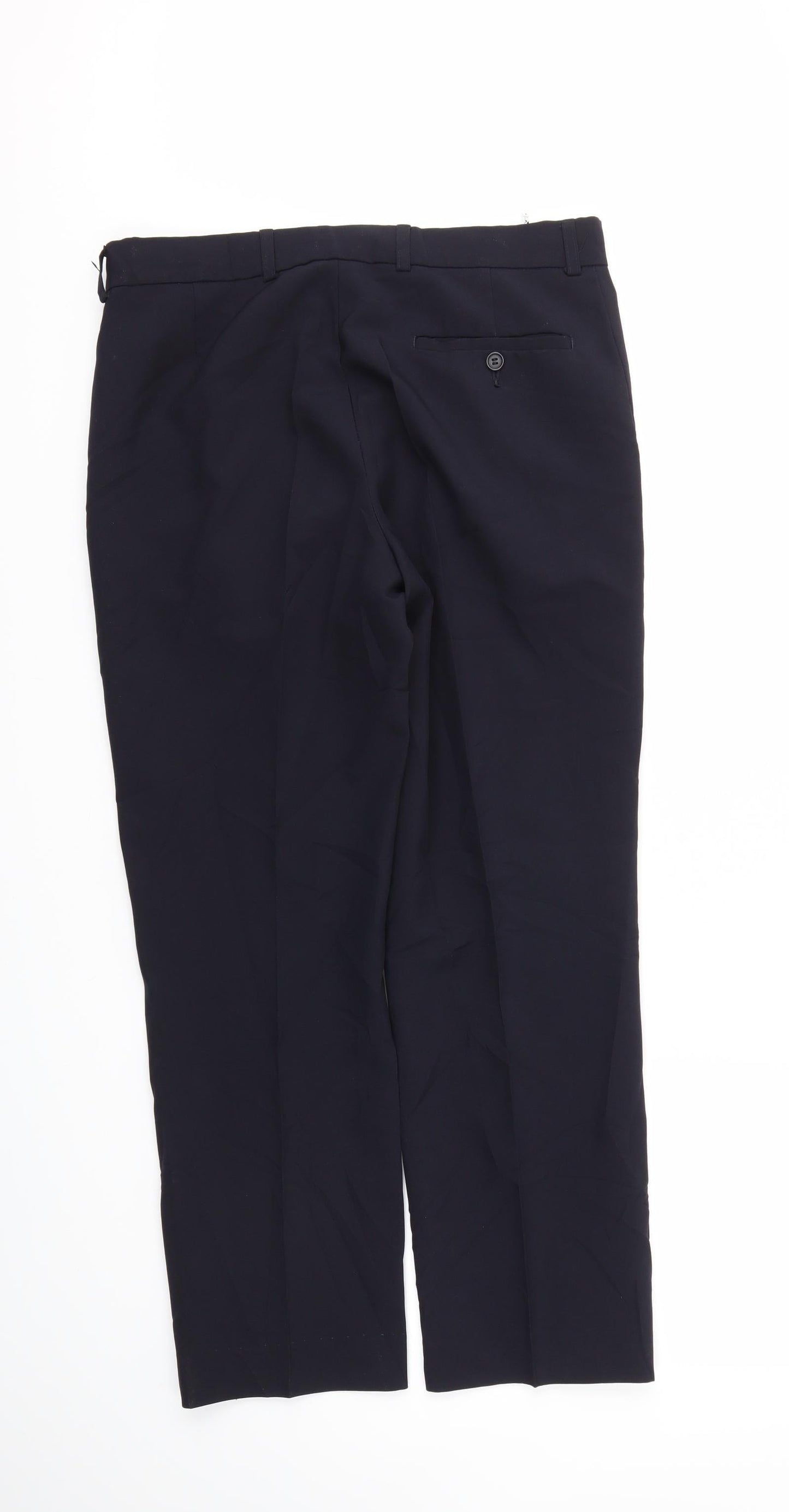 Mens UK Size 34 BHS Extra-Slim Fit  Blue Trousers