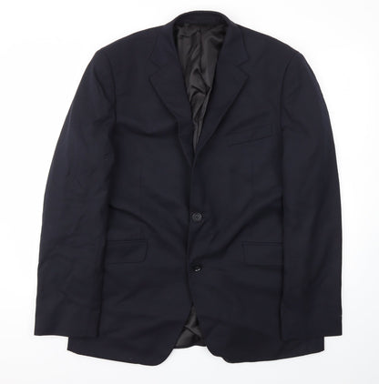 Mens UK Size 44 Preworn Regular Blue Suit Jacket