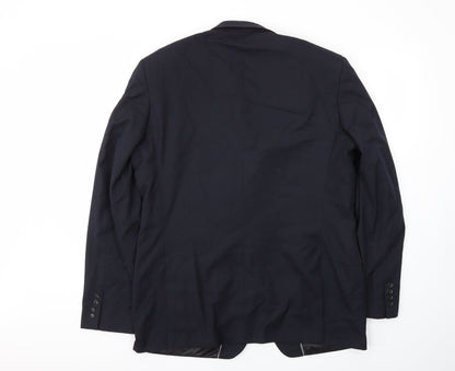 Mens UK Size 44 Preworn Regular Blue Suit Jacket