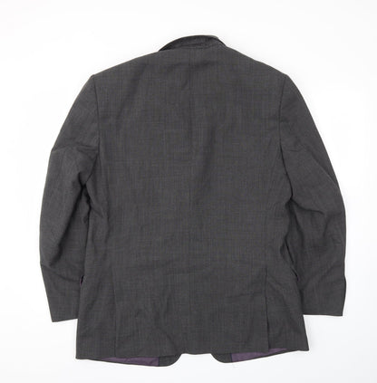 Mens UK Size 42 M&S Regular Grey Suit Jacket