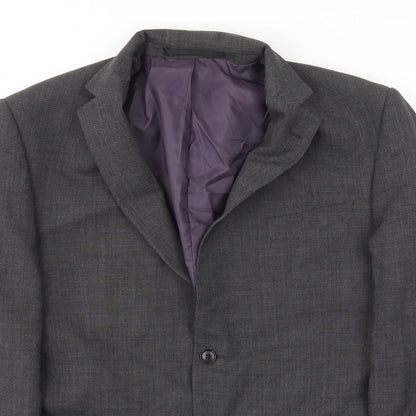 Mens UK Size 42 M&S Regular Grey Suit Jacket