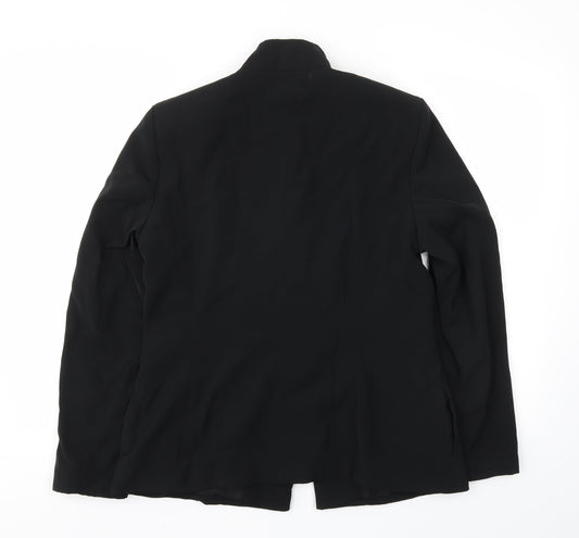 M&S Womens Black   Jacket Blazer Size 12