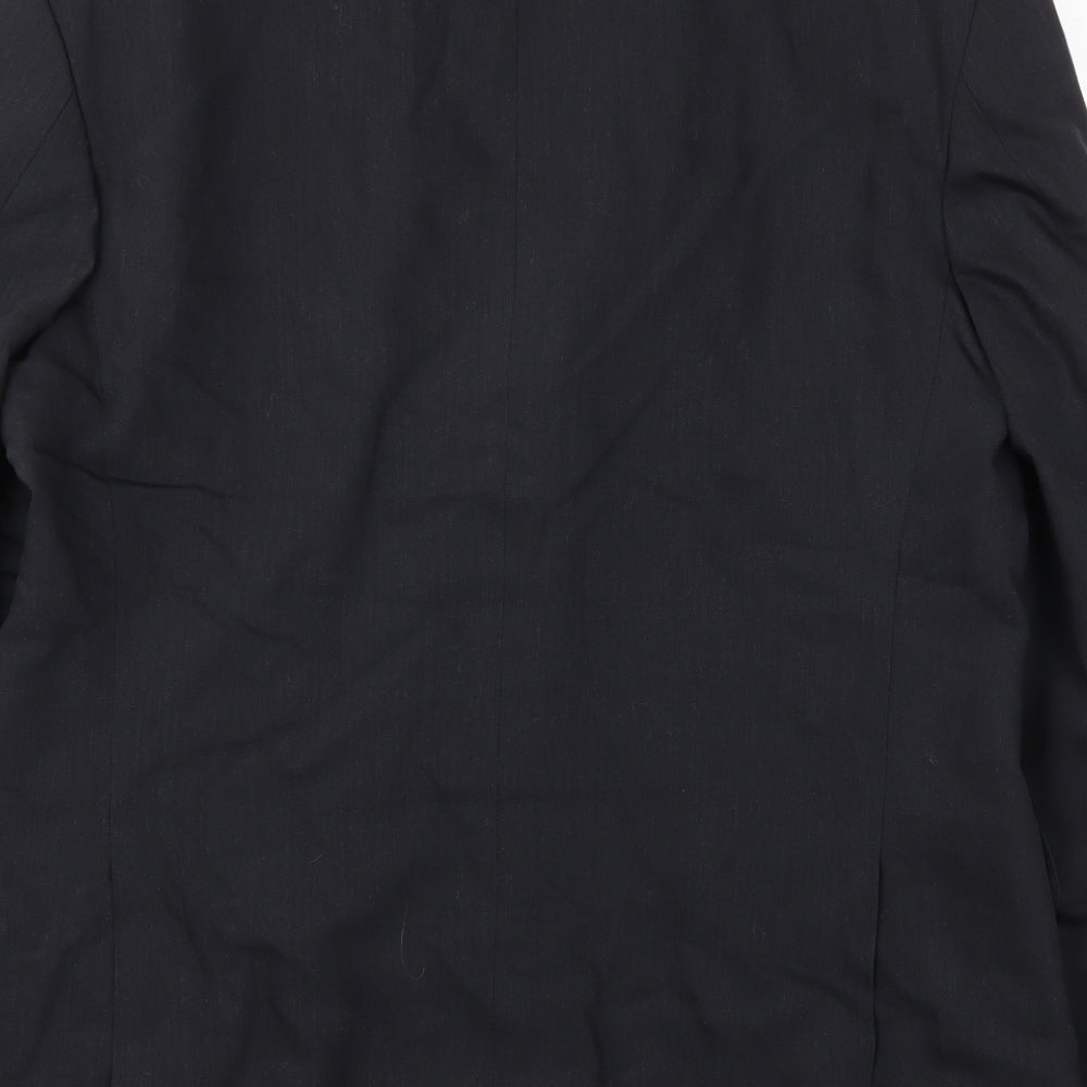 Mens UK Size 42 M&S Regular Black Suit Jacket