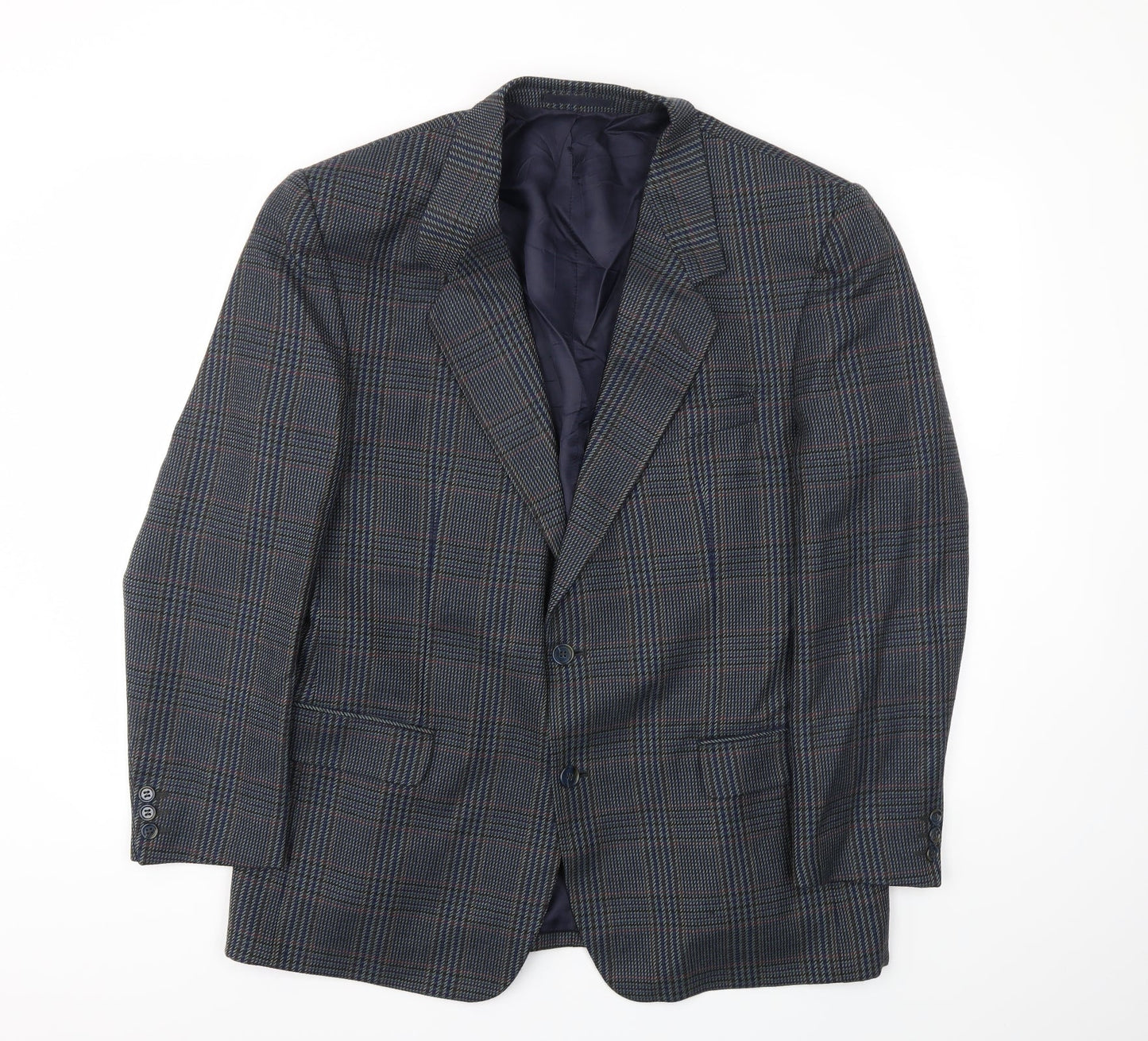Mens UK Size 42 Preworn Regular Blue Suit Jacket